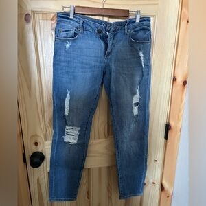 DL1961 Ripped Denim Skinny Jeans